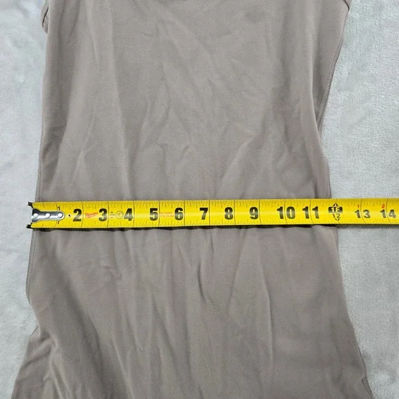 TnAction Women S Bodysuit Taupe Brown Adjustable Straps Scoop Back Sleeveless - Picture 4 of 9